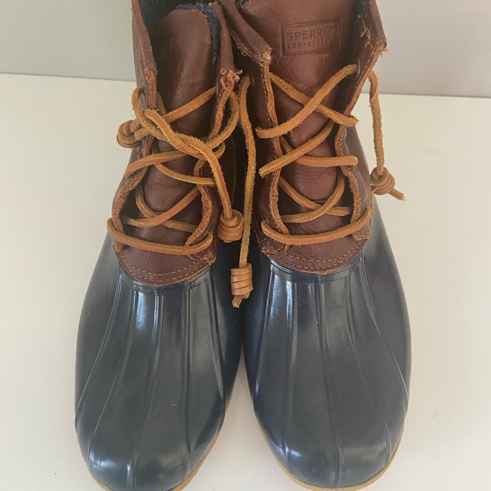 Sperry Topsider Navy Duck Boots